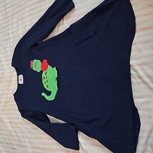 Navy blue dino dress